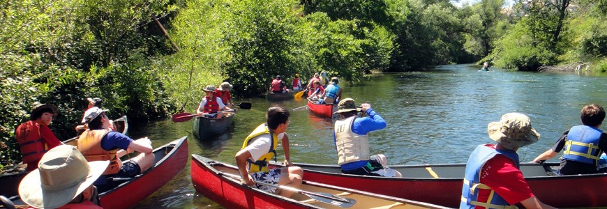 Lake Solano canoeing
